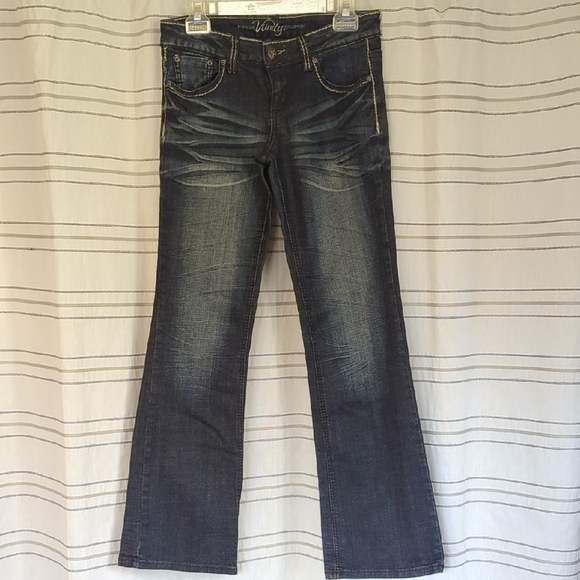 Vanity Dark Blue Jeans - Picture 1 of 5